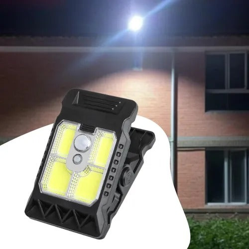 Lampara Solar Portatil De Clip